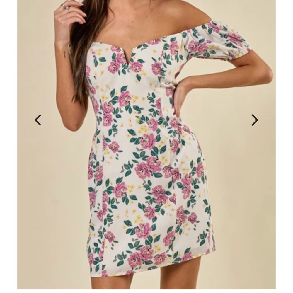 Straight From The Garden Mini Dress